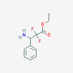 Structure of ETHYL 3-AMINO-2,2-DIFLUORO-3-PHENYLPROPANOATE, 98%
