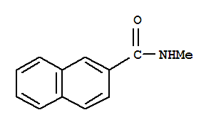Structure of N-methylnaphthalene-2-carboxamide