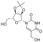 5-(羟甲基)-2',3'-O-(异丙亚基)尿苷结构式