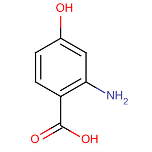 2-氨基4-羟基苯甲酸结构式
