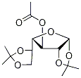 [(3aR,5S,6R)-5-(2,2-dimethyl-1,3-dioxolan-4-yl)-2,2-dimethyl-3a,5,6,6a-tetrahydrofuro[2,3-d][1,3]dioxol-6-yl] acetate结构式