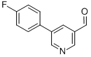 Structure of 5-(4-FLUOROPHENYL)-PYRIDINE-3-CARBOXALDEHYDE