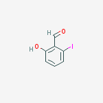 Structure of 2-hydroxy-6-iodobenzaldehyde