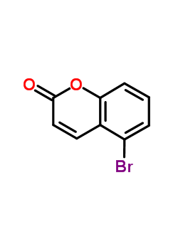 Structure of 5-bromo-2H-chromen-2-one