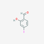 Structure of 2-HYDROXY-4-IODO-BENZALDEHYDE