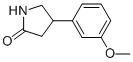 Structure of 4-(3-Methoxyphenyl)-2-pyrrolidinone