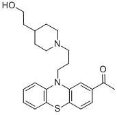 Structure of PIPERACETAZINE (250 MG)