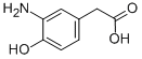 Structure of (3-amino-4-hydroxyphenyl)acetic acid