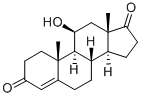Structure of 4-ANDROSTEN-11BETA-OL-3,17-DIONE