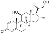 Structure of Desoximetasone