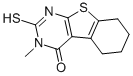(1)benzothieno(2,3-d)pyrimidin-4(1h)-one,2,3,5,6,7,8-hexahydro-3-methyl-2-thio结构式
