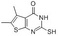 Structure of 2-MERCAPTO-5,6-DIMETHYLTHIENO[2,3-D]PYRIMIDIN-4(3H)-ONE
