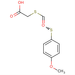 Structure of Acetic acid, [[(4-methoxyphenyl)thioxomethyl]thio]-