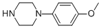 Structure of 1-(4-Methoxyphenyl)piperazine