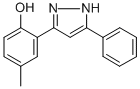 Structure of 4-METHYL-2-(5-PHENYL-1H-PYRAZOL-3-YL)PHENOL
