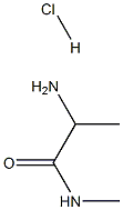 DL-丙胺甲基酰胺盐酸盐结构式
