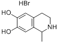 Structure of 1-METHYL-6,7-DIHYDROXY-1,2,3,4-TETRAHYDROISOQUINOLINE HYDROBROMIDE