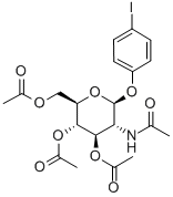 Structure of 4-IODOPHENYL 2-ACETAMIDO-3,4,6-TRI-O-ACETYL-2-DEOXY-B-D-GLUCOPYRANOSIDE