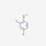 4-fluoro-2-iodo-1-methoxybenzene结构式