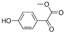 Structure of 4-Hydroxyphenyloxoacetic acid methyl ester