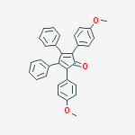 Structure of 2,5-bis(4-methoxyphenyl)-3,4-diphenylcyclopenta-2,4-dien-1-one
