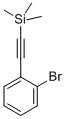 Structure of (2-BROMOPHENYLETHYNYL)TRIMETHYLSILANE