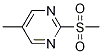 Structure of 2-(Methylsulfonyl)-5-methylpyrimidine ,97%