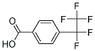 Structure of 4-(1,1,2,2,2-Pentafluoroethyl)benzoic acid