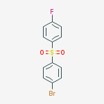 Benzene, 1-bromo-4-[(4-fluorophenyl)sulfonyl]-结构式