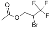 Structure of 1-Propanol, 2-bromo-3,3,3-trifluoro-, acetate