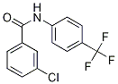 Structure of 3-Chloro-N-[4-(trifluoroMethyl)phenyl]benzaMide, 97%