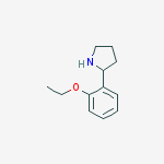 Structure of 2-(2-Ethoxyphenyl)pyrrolidine