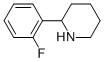 Structure of Piperidine, 2-(2-fluorophenyl)-