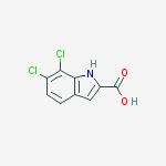 Structure of 6,7-Dichloro-1h-indole-2-carboxylic acid