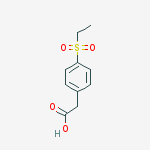 Structure of 2-(4-(ethylsulfonyl)phenyl)acetic acid