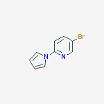 5-bromo-2-(1H-pyrrol-1-yl)Pyridine结构式