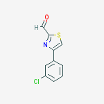 Structure of 4-(3-Chlorophenyl)-2-Thiazolecarboxaldehyde