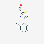 Structure of 4-(2,4-Dimethylphenyl)-2-Thiazolecarboxaldehyde