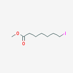 Heptanoic acid, 7-iodo-, methyl ester结构式