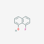 Structure of 1-NAPHTHALENOL,8-FLUORO-