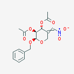 Structure of BENZYL 2,3-DI-O-ACETYL-4-DEOXY-4-C-NITROMETHYLENE-B-D-ARABINOPYRANOSIDE
