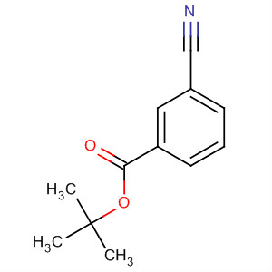 Structure of Benzoic acid, 3-cyano-, 1,1-dimethylethyl ester