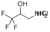 3,3,3-TRIFLUORO-2-HYDROXYPROPYLAMINE HYDROCHLORIDE结构式