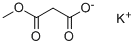 Structure of Methyl potassium malonate