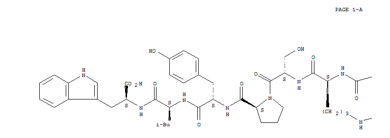 Structure of NEUROPEPTIDE W-30 (HUMAN)