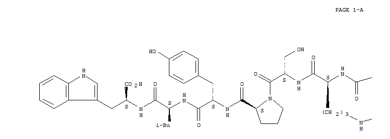 Structure of NEUROPEPTIDE W-30 (RAT)
