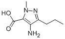 Structure of 4-AMino-1-Methyl-3-propyl-1H-pyrazole-5-carboxylic acid