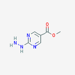 Methyl 2-hydrazinylpyrimidine-5-carboxylate结构式