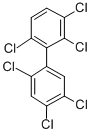 Chemical structure of 2,2,3,4,5,6-HEXACHLOROBIPHENYL