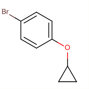 Structure of 1-BROMO-4-CYCLOPROPOXY-BENZENE